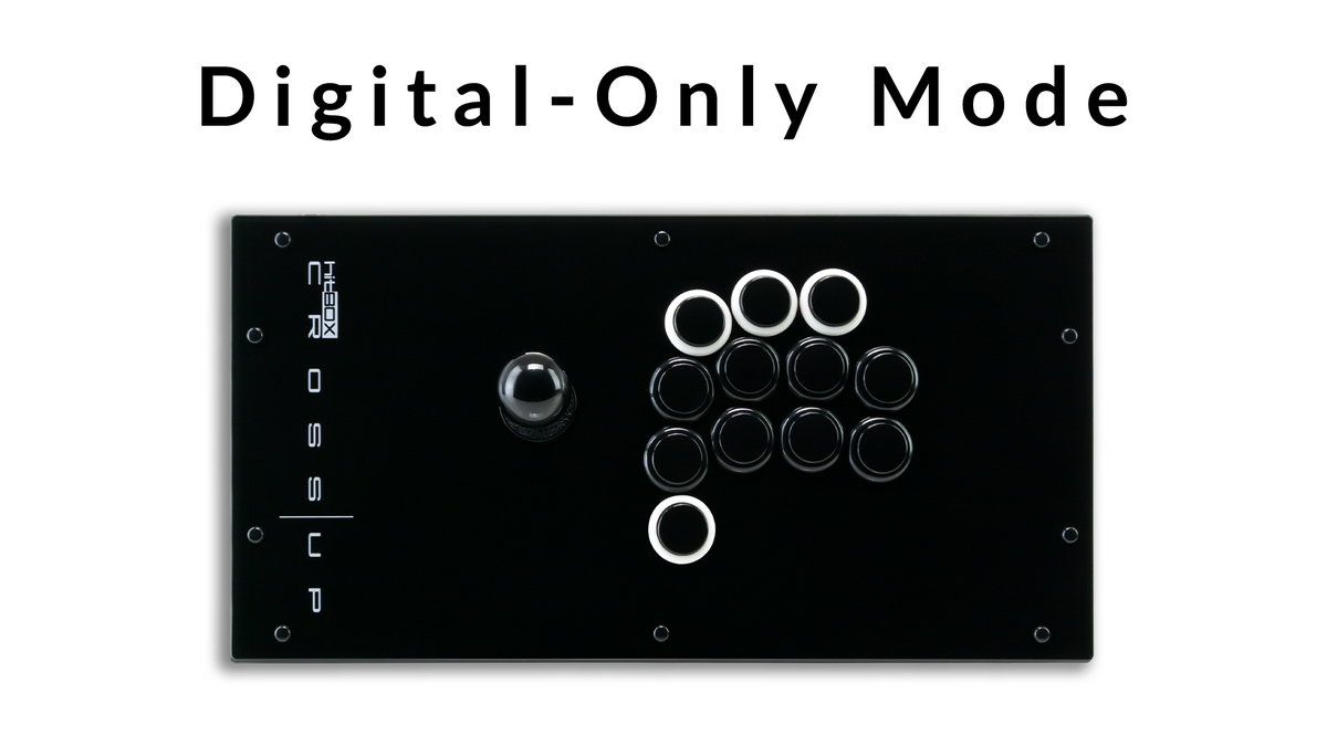 Digital-Only Mode on Cross|Up – Hit Box Arcade