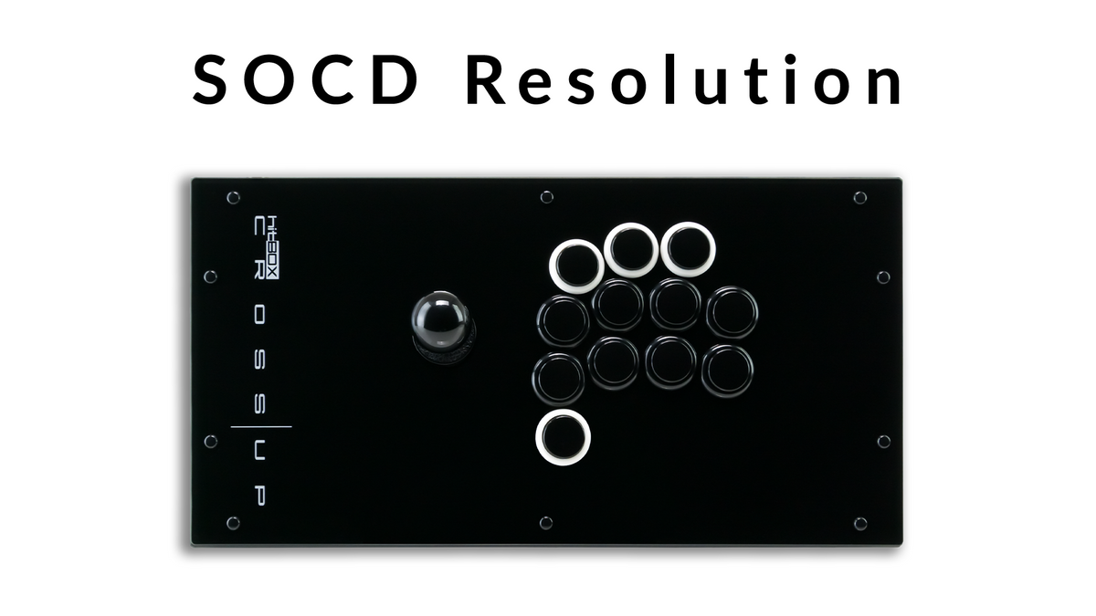 SOCD Resolution Settings on Cross|Up – Hit Box Arcade