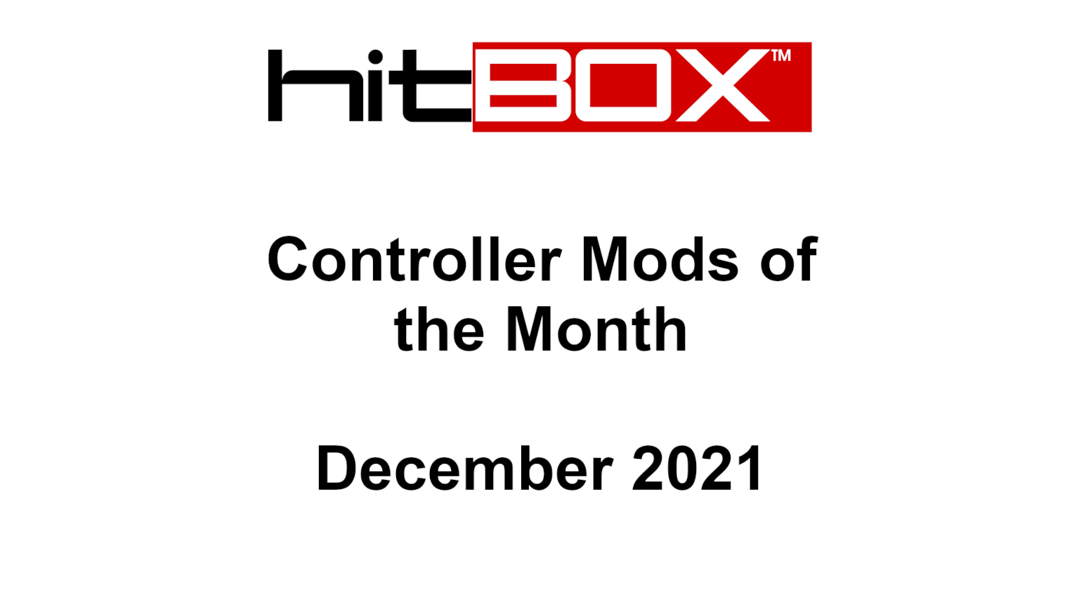 Controller Mods of the Month - December 2021
